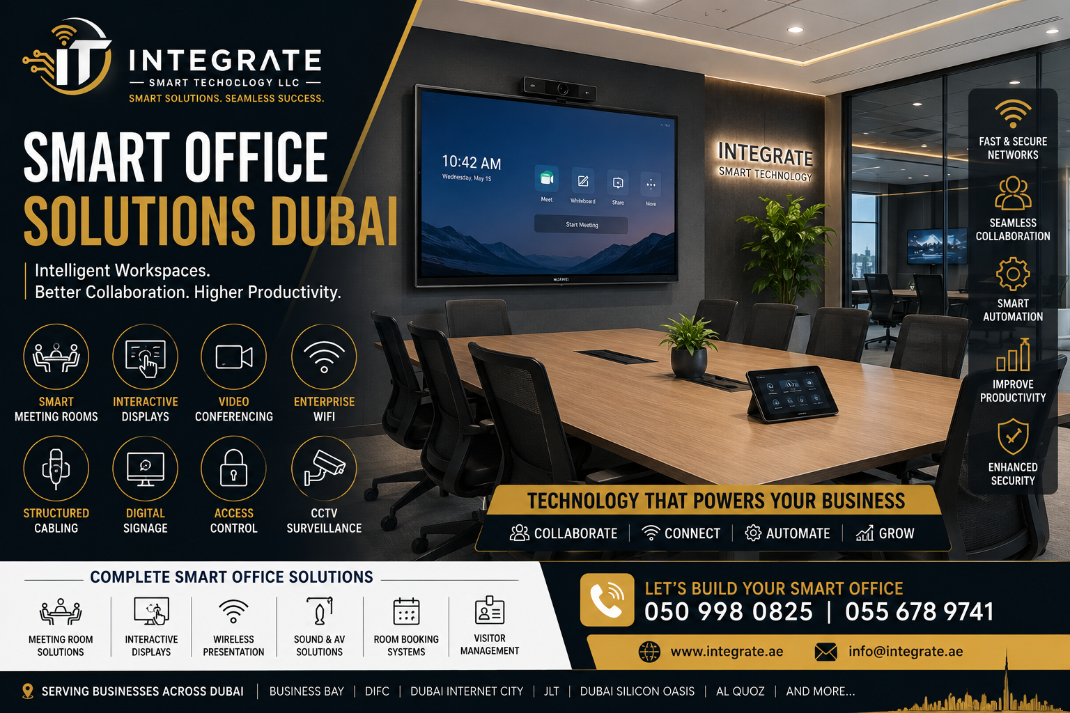 Smart Office Solutions Dubai | Intelligent Office Technology & Automation