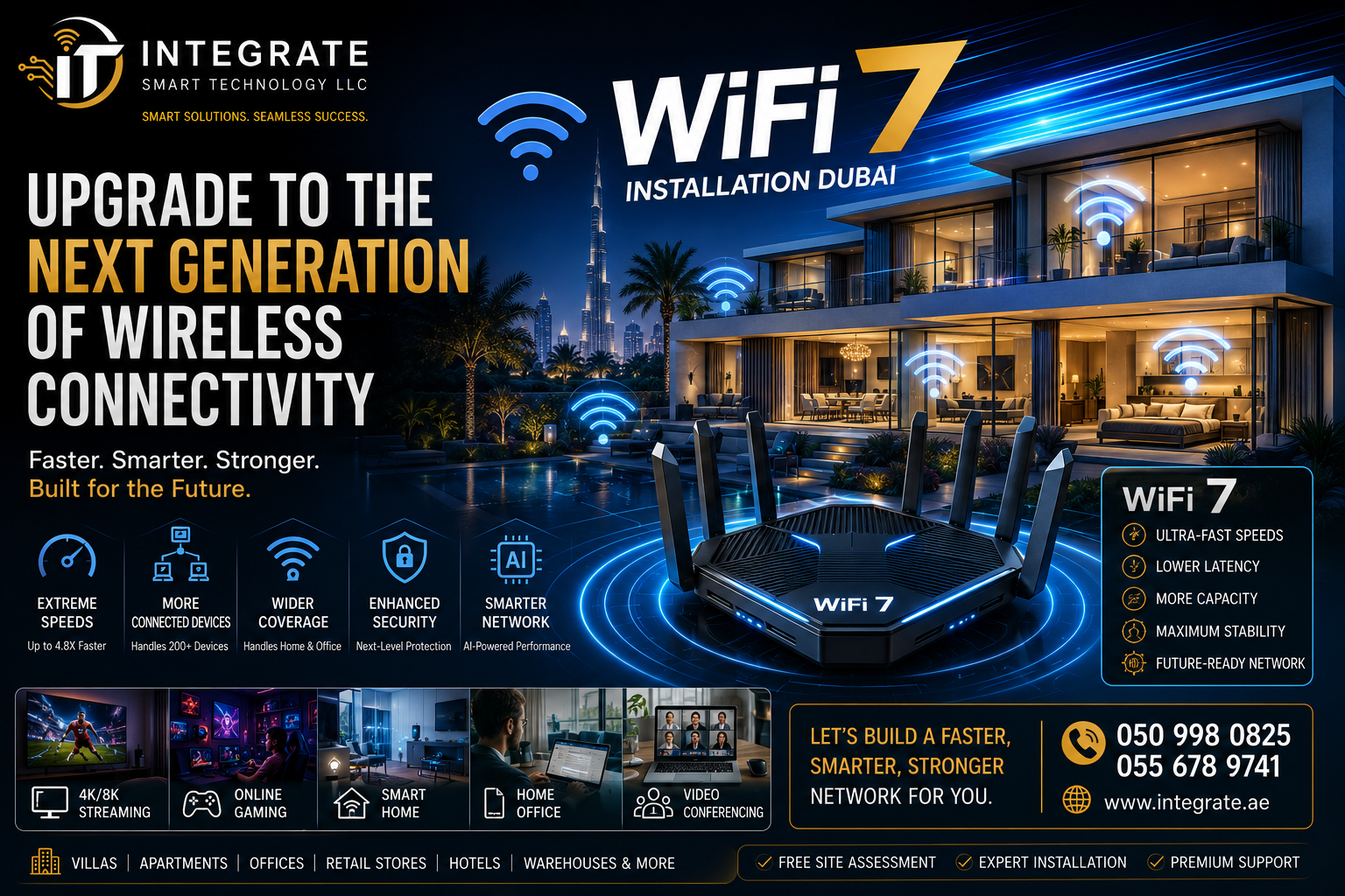 WiFi 7 Installation Dubai | Upgrade to the Next Generation of Wireless Connectivity