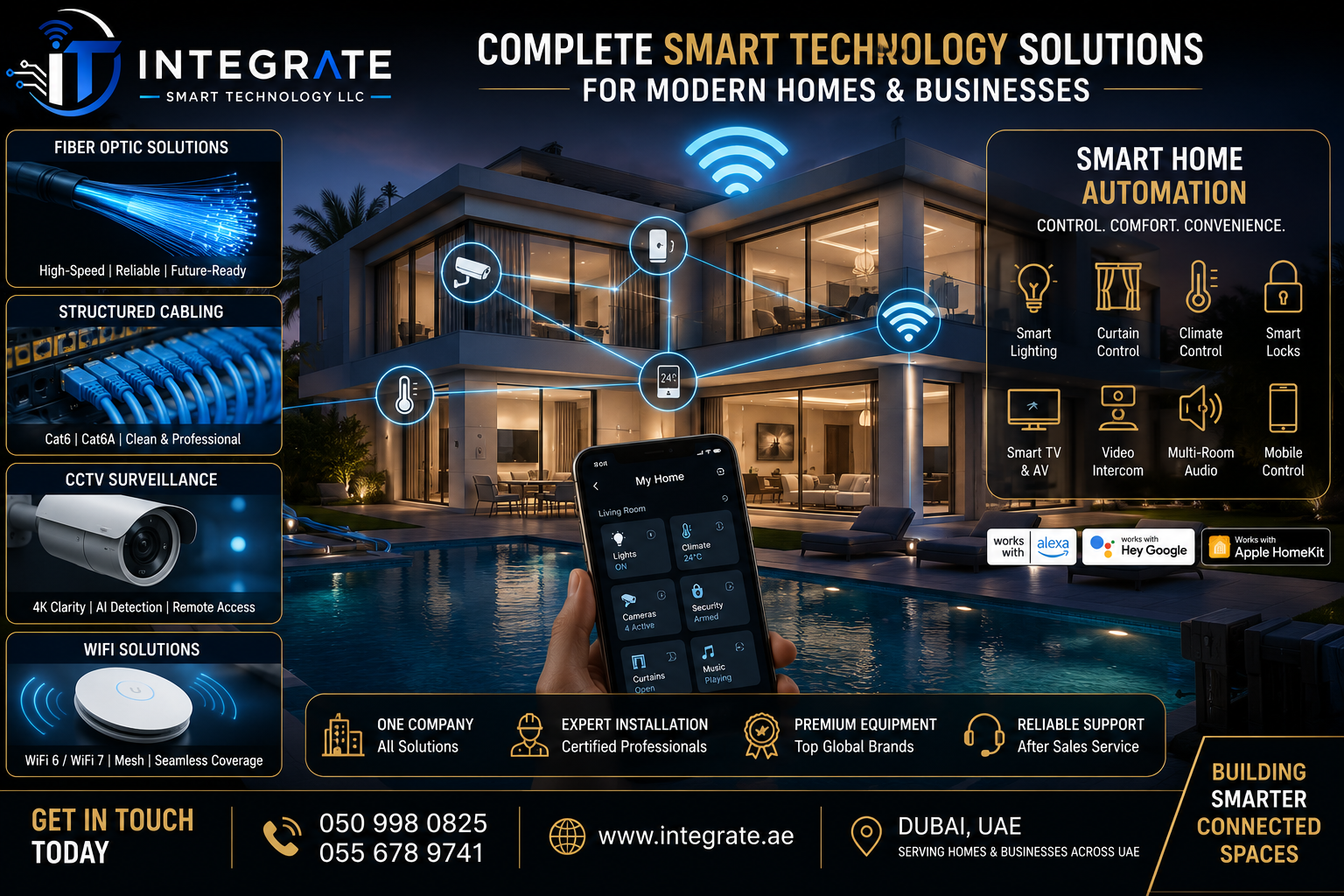 Smart Home, WiFi, CCTV & Home Automation Services in DAMAC Lagoons Dubai