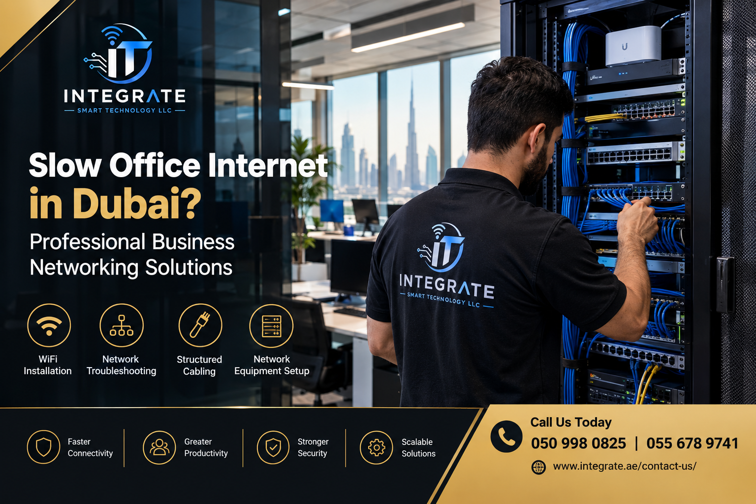 Slow Office Internet in Dubai? Professional Network Solutions