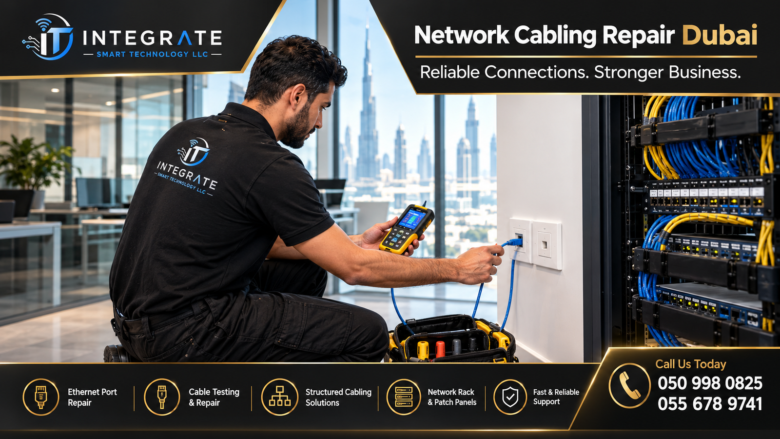 Network Cabling Repair Dubai | Expert Network Support
